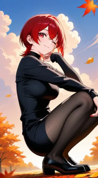 女子高生は秋風のヒロインに覚醒する………【霧島 紅葉】