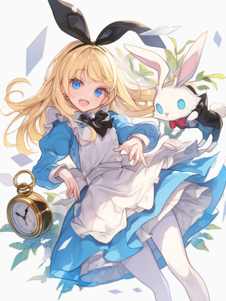 アリスと白うさぎ