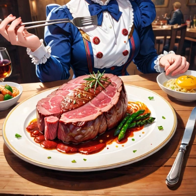 お題「お肉」　ビーフステーキ