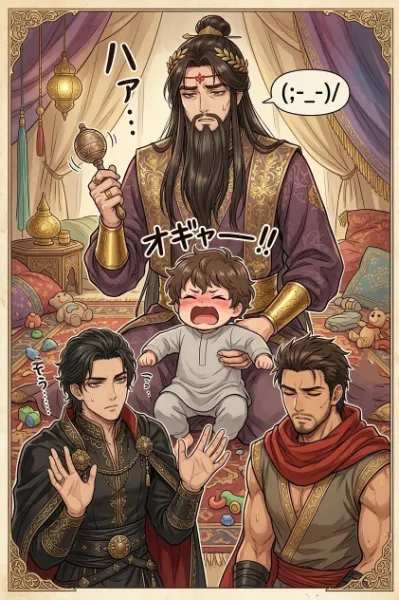 軍部TOP3の子守り