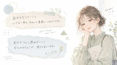 小さな優しさが、未来の光になる