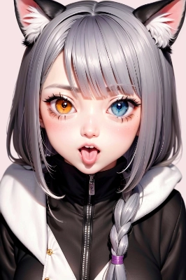 家猫になめられる