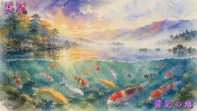 蒼茫の湖に宿る、悠久の魚たちの祈り