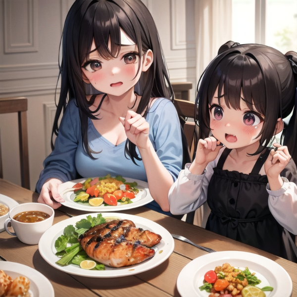 「お魚きらーい！」「好き嫌いしちゃ駄目よ」