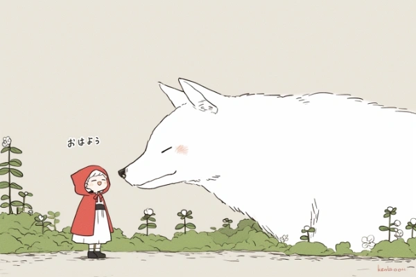 狼と赤ずきん