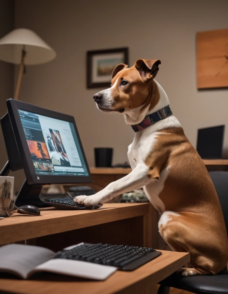 Aipictorsに投稿する犬たち（20枚）