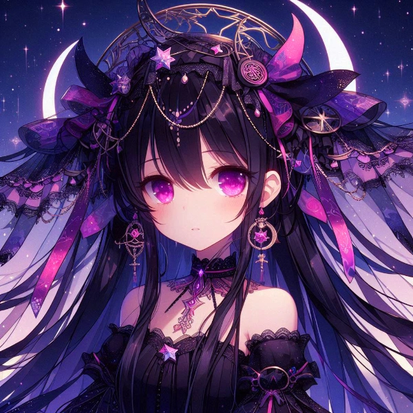 カチューシャをつけた、ゴスロリなうちの子＊その1(6枚)