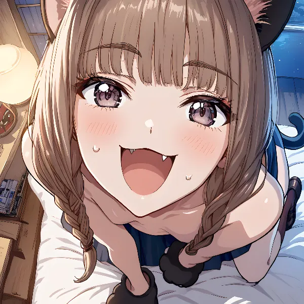 猫耳少女の甘い誘惑の夜