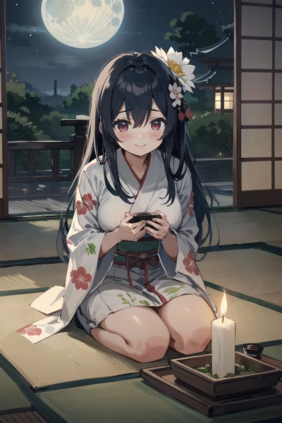 淡い灯りの下でお酒