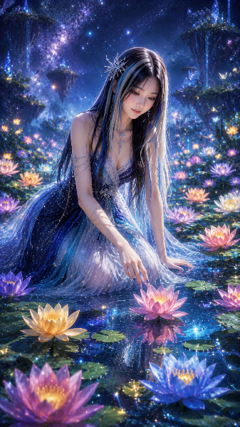 睡蓮とスピちゃん🦋