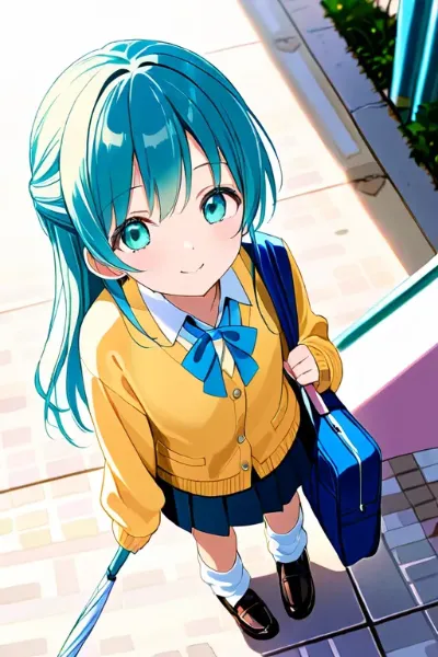 常磐アクア（お題：ビニール傘）