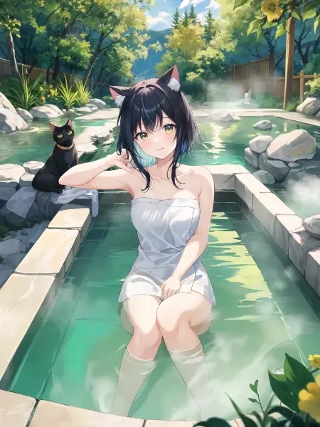 温泉ねこみみ