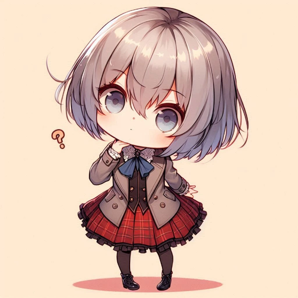 小首を傾げる…お手上げ