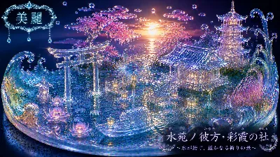 水晶の社に宿る 遥かなる祈り