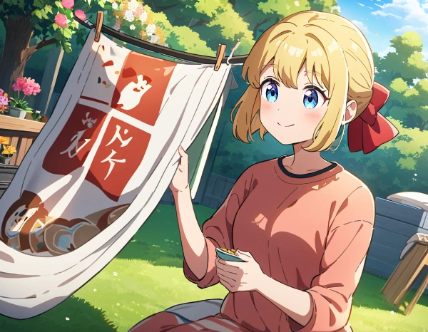 お天気いいから干そうか