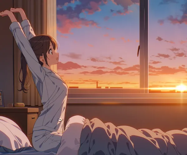 もう夕方...