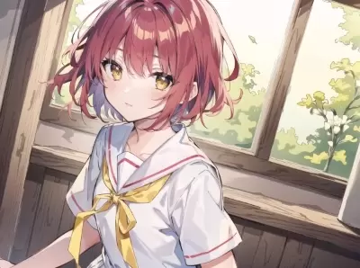 #44 赤髪少女