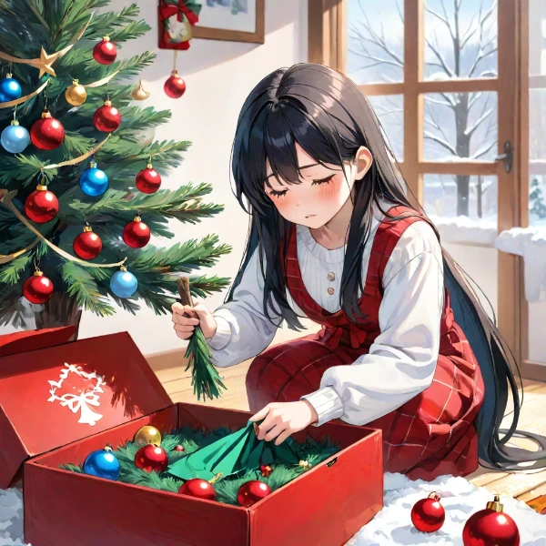 クリスマスの後片付け