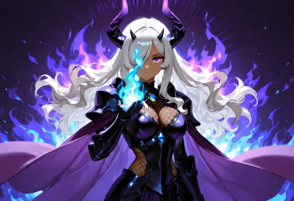 青き炎の魔女王の覚醒