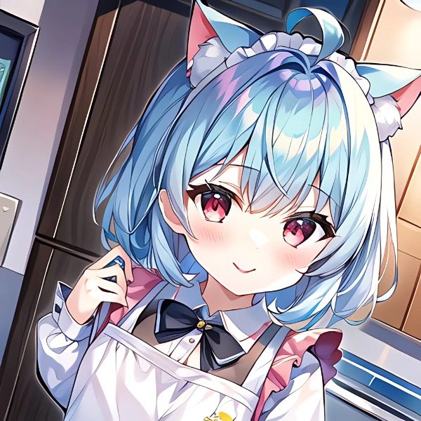 ネコミミ x 制服エプロン