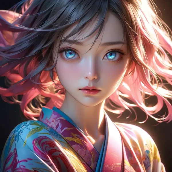 風に舞う花の少女