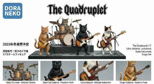 四つ子猫のロックステージ