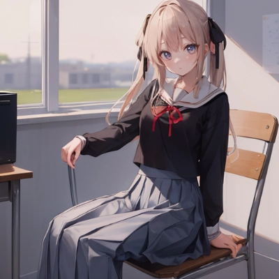 ロングスカート少女 #1