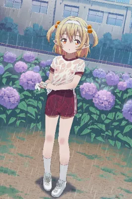 雨の紫陽花と少女の秘密