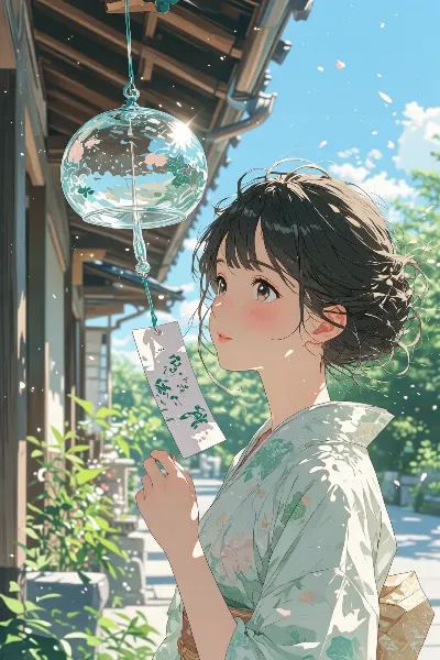 夏風に揺れる少女の願い