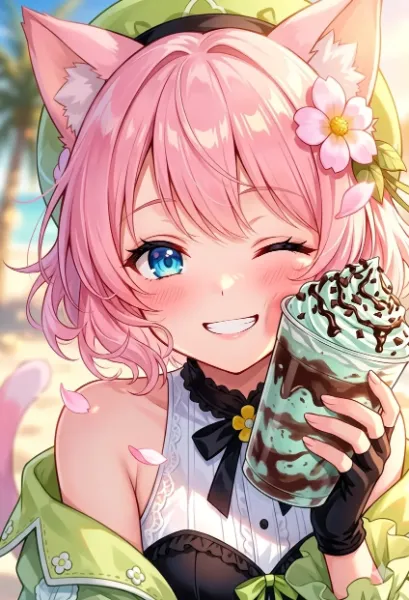暑い日はやっぱりチョコミントだな！