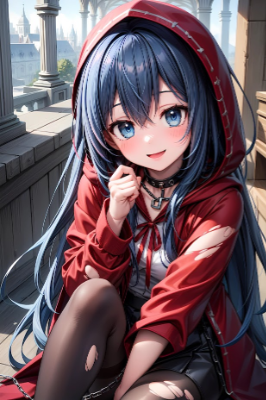 フード少女