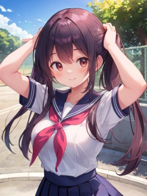 手ツインテ