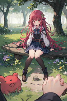 楽しそうに