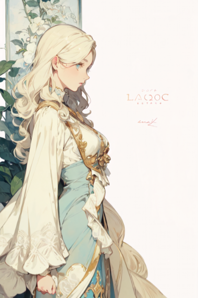 プラチナブロンドの少女