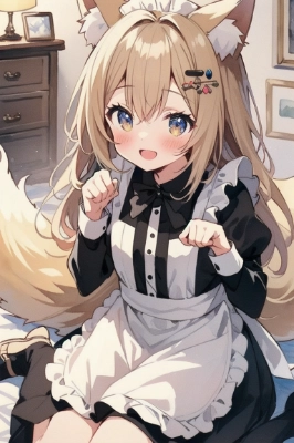 きつねメイドさん