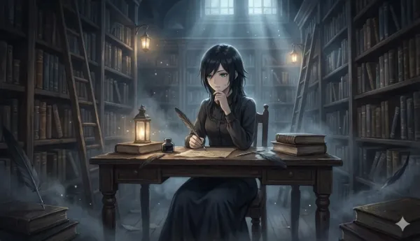 Midnight Scribbles in the Forgotten Library