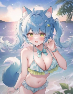 水着コトナちゃん(ブルーver.)🩵