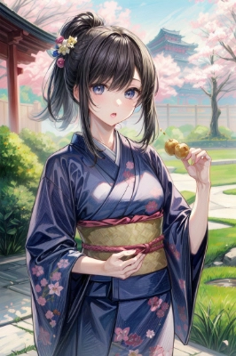 庭園にて