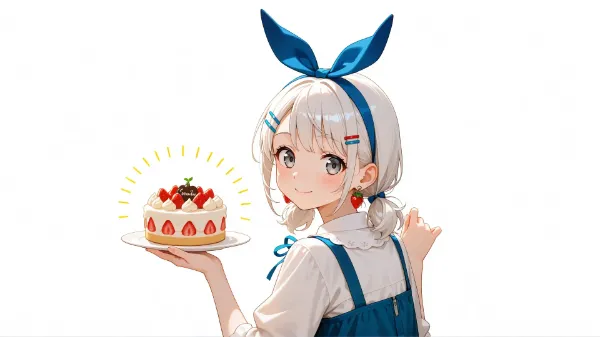 いちごのピアス