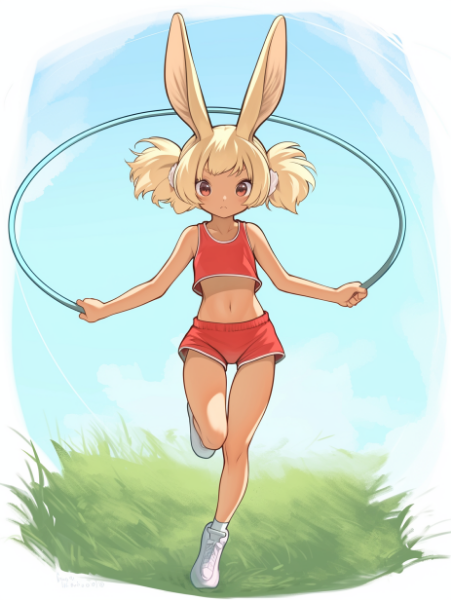 縄跳び何回跳べるかな？