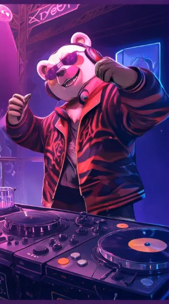 (bgm付き動画) DJ くま