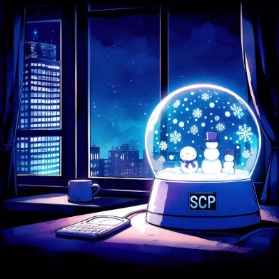 寝室のスノードーム