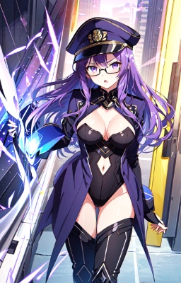 purple hair