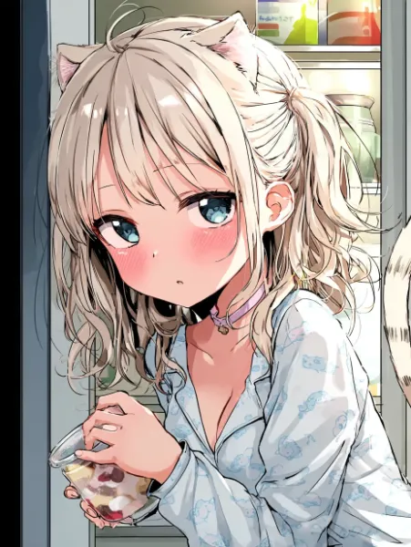 真夜中の冷蔵庫