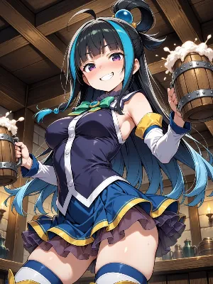 酒場で悪酔い!? 駄女神のつもりっス！