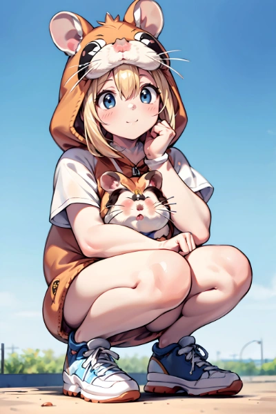 hamster hoodie