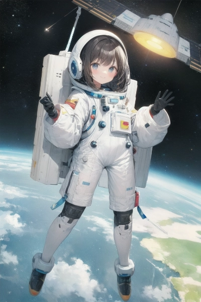 宇宙飛行士少女