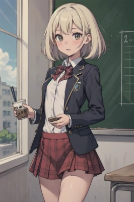 美紀　※ちょっと明るすぎたかな。しかしタピオカミルクティ好きだなぁ