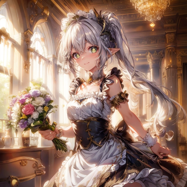 【原神】ナヒーダ メイド＆花束