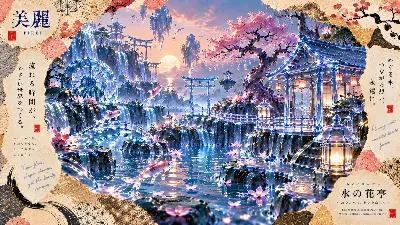 水の花亭に灯る永遠の想い